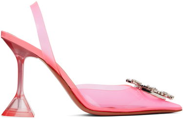 Šperky Amina Muaddi Amina Muaddi Begum Slingback Crystal Heels Ružová | BEGUM GLASS CL PVC, 0