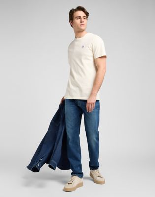 Tričko Lee Lee Workwear Relaxed Fit T-Shirt Size XXL Biela | 112370490, 1