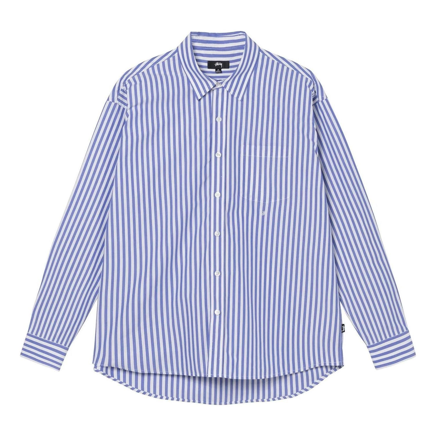 Košeľa Stüssy Striped Poplin Shirt Modrá | 1110248, 0