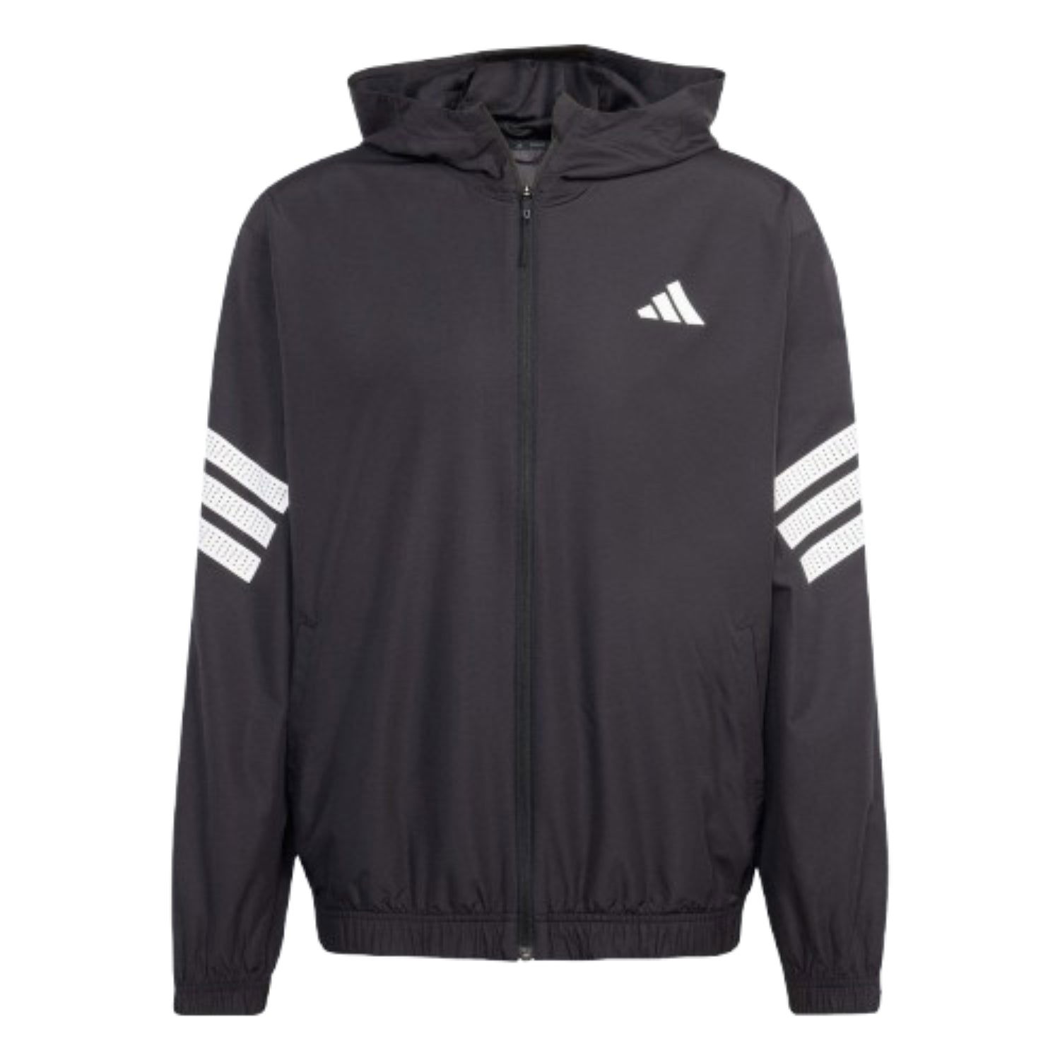 Vetrovka adidas Originals Icon 3-Stripes Windbreaker Jacket Čierna | JM6753, 0
