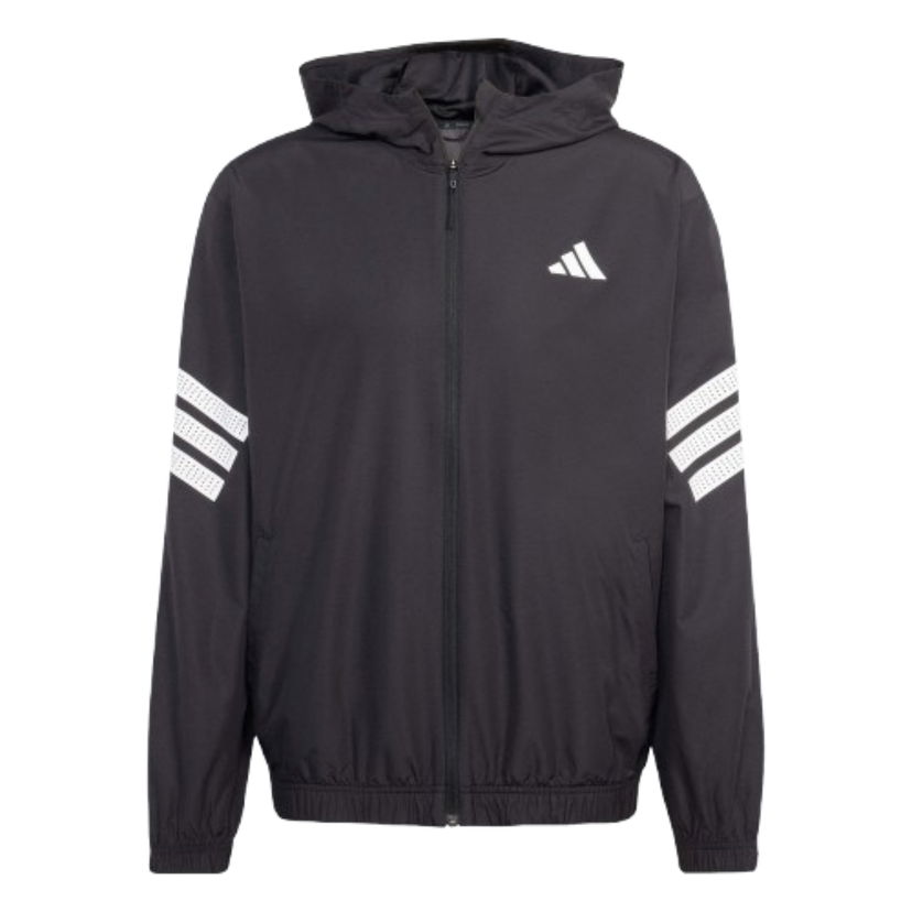 Vetrovka adidas Originals Icon 3-Stripes Windbreaker Jacket Čierna | JM6753