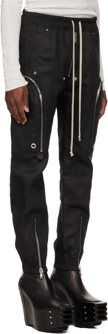 Cargo nohavice Rick Owens Rick Owens Hollywood Bauhaus Cargo Pants Čierna | RU01E5377 TWL, 1