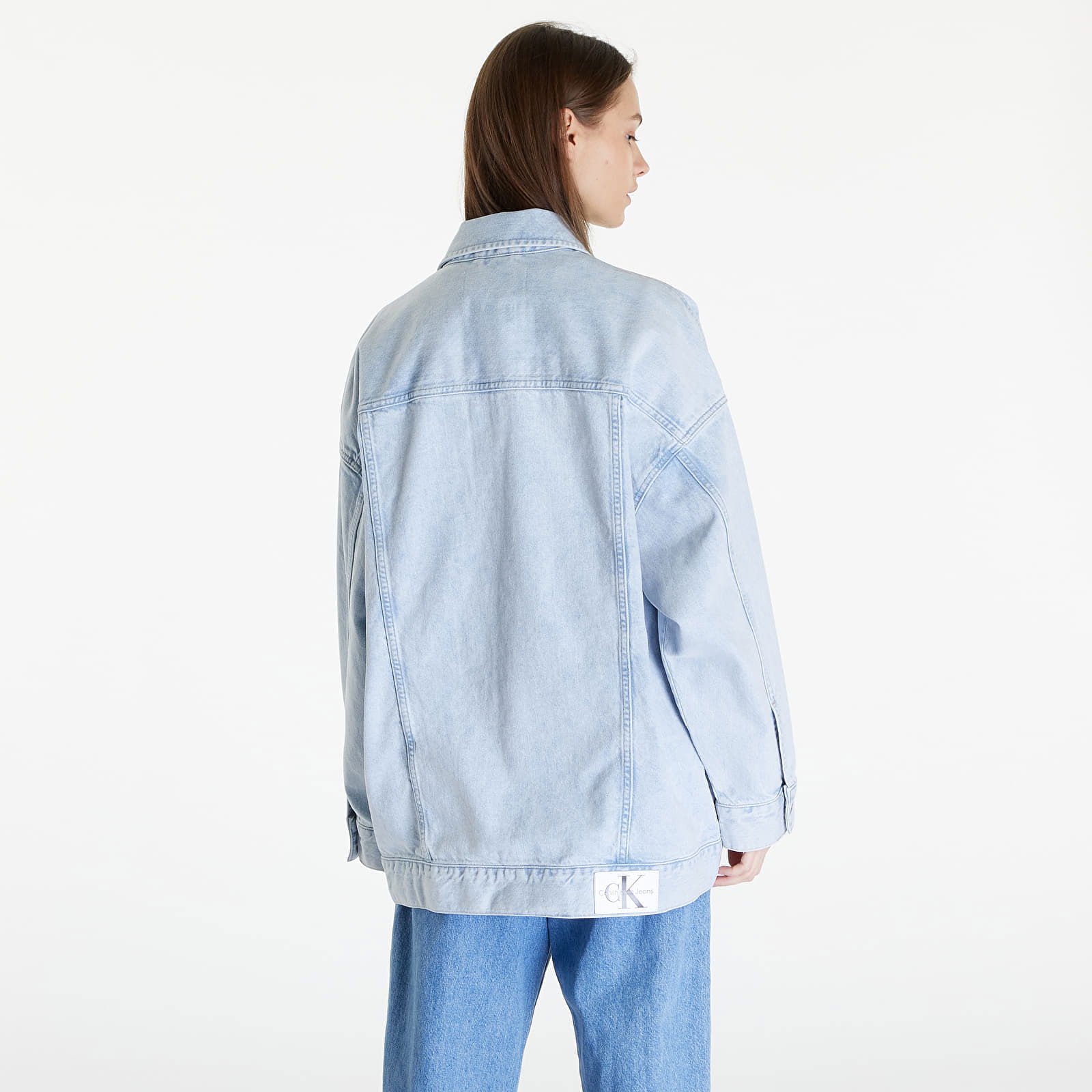 Extreme Oversize Jeans Jacket Denim Light