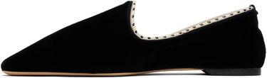 Oblečenie TOTEME TOTEME Velvet Venetian Slippers Čierna | 252-WAS0224-FB0420, 2