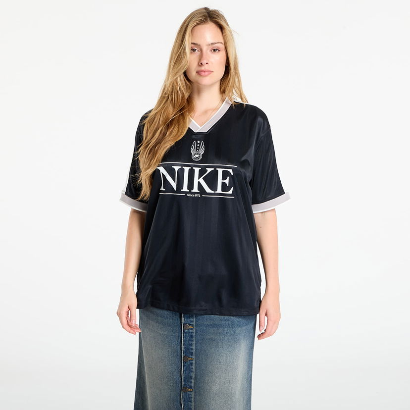 Dres Nike Sportswear Women's V-Neck Jersey Top Čierna | IH8504-010
