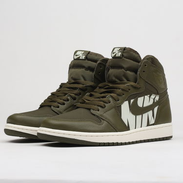 Tenisky a topánky Jordan Air Jordan 1 High OG "Olive Canvas" Zelené | 555088-300, 0