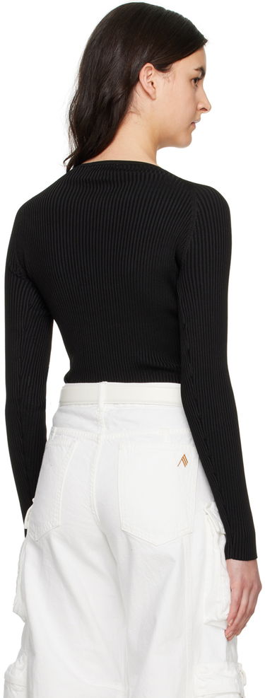 Body Coperni Coperni Twisted Cutout Long Sleeve Top Čierna | COPML38600, 2