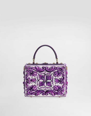 Kabelka Dolce & Gabbana Dolce & Gabbana Dolce Box Majolica Resin Handbag Fialová | BB5970A9AC48S534, 3