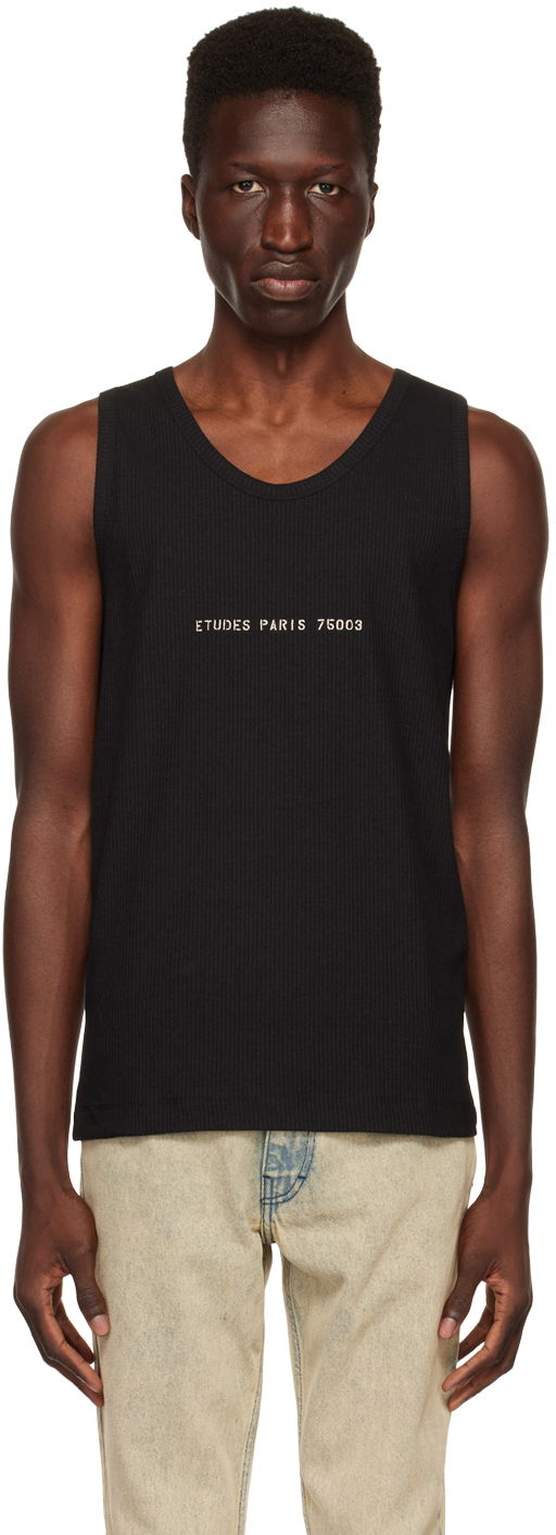 Tielko Études Études Pippen Tank Top Čierna | E23MM162B00299