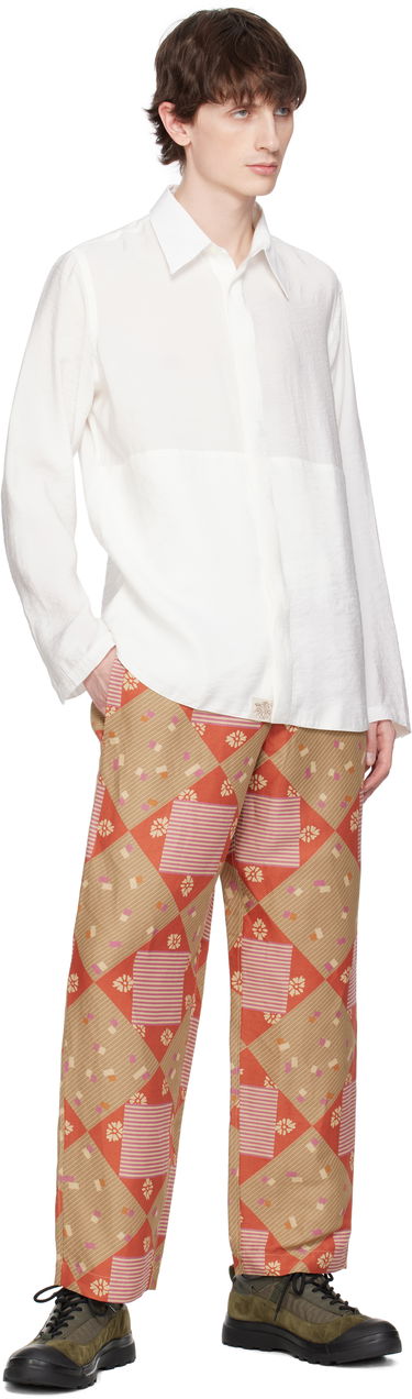 Košeľa Ranra RANRA Maker Gauze Modal Poly Classic Shirt Biela | AMSS25LS01550, 3