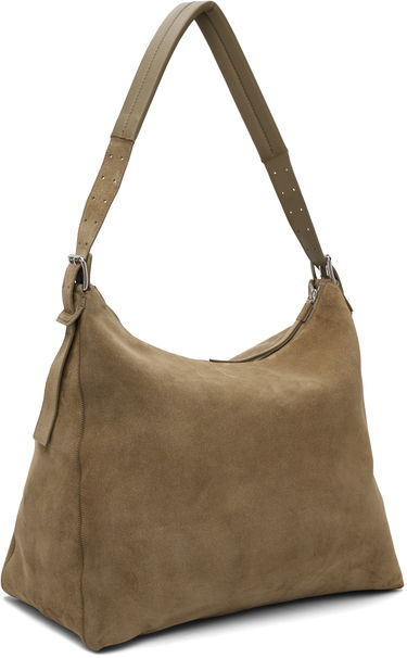 Taška cez rameno LEMAIRE Lemaire Belted Suede Shoulder Bag Hnedá | BG0189 LL0125, 4