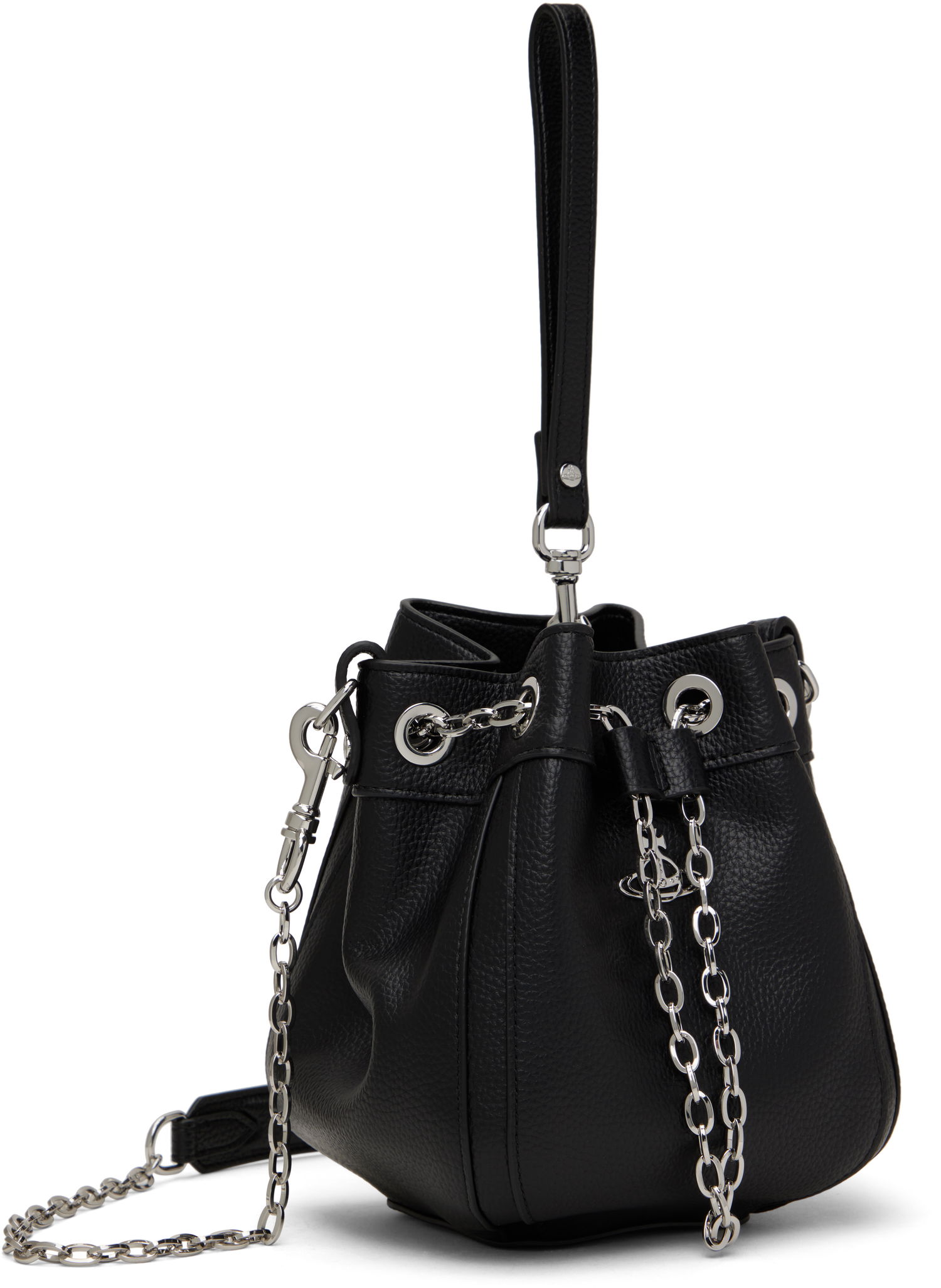Taška cez rameno Vivienne Westwood Small Bucket Bag Čierna | 4C030004W-S000D-, 1