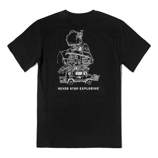 Tričko The North Face Never Stop Exploring Graphic T-Shirt Čierna | NF0A7QRL-JK3, 0