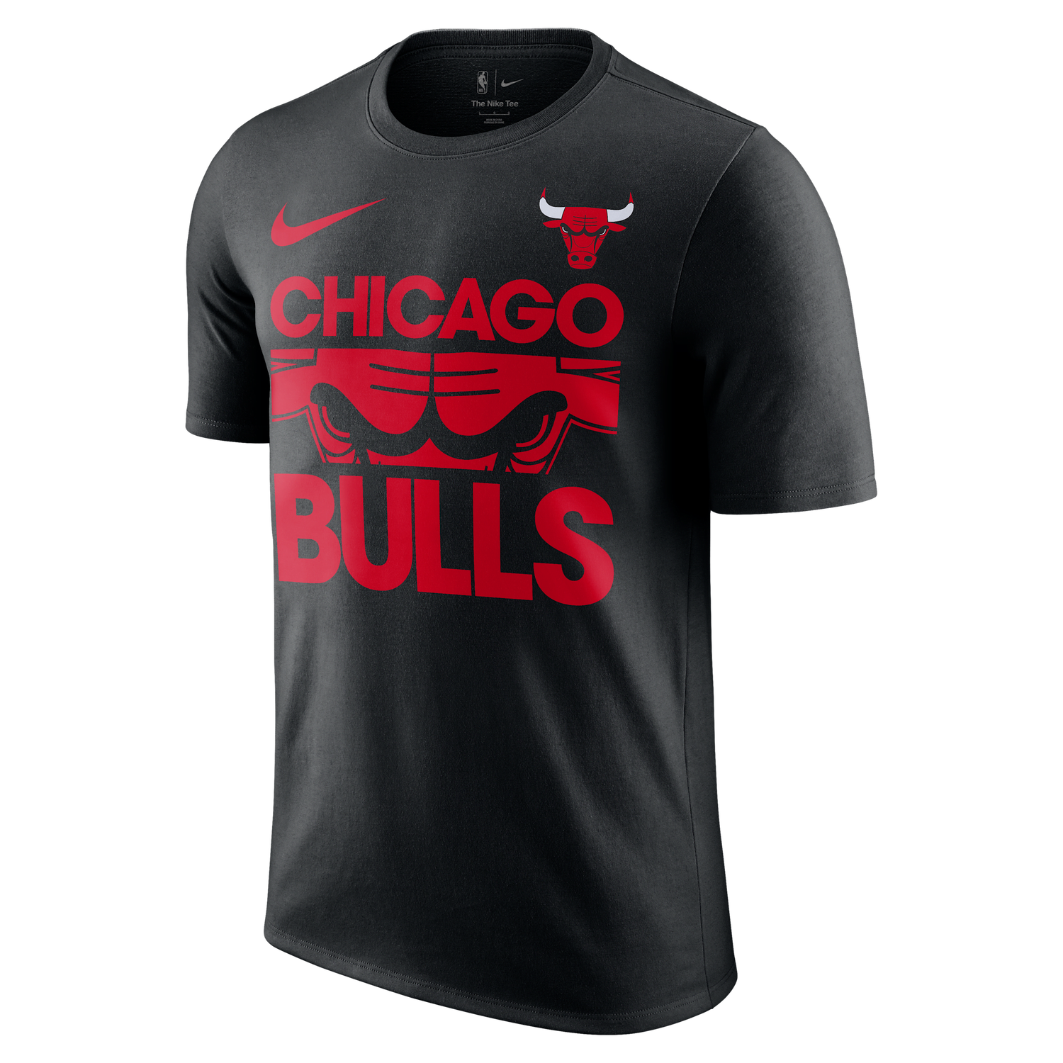 Tričko Nike NBA Chicago Bulls Courtside T-Shirt Šedá | HQ0588-010, 0