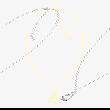 Náhrdelník CALVIN KLEIN Ribbed Heart Pendant Necklace Žltá | 35000385, 0