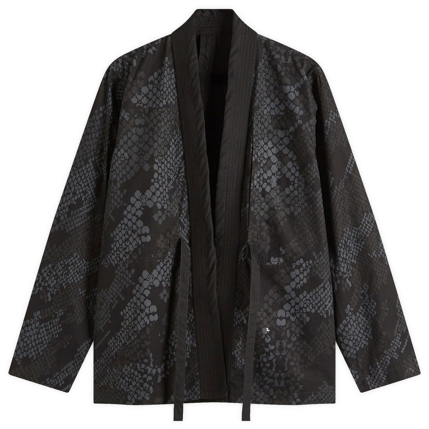 Bunda Maharishi Maharishi Bonsai Python Camo Hanten Shirt, Size Large Čierna | 6073-BLK, 1