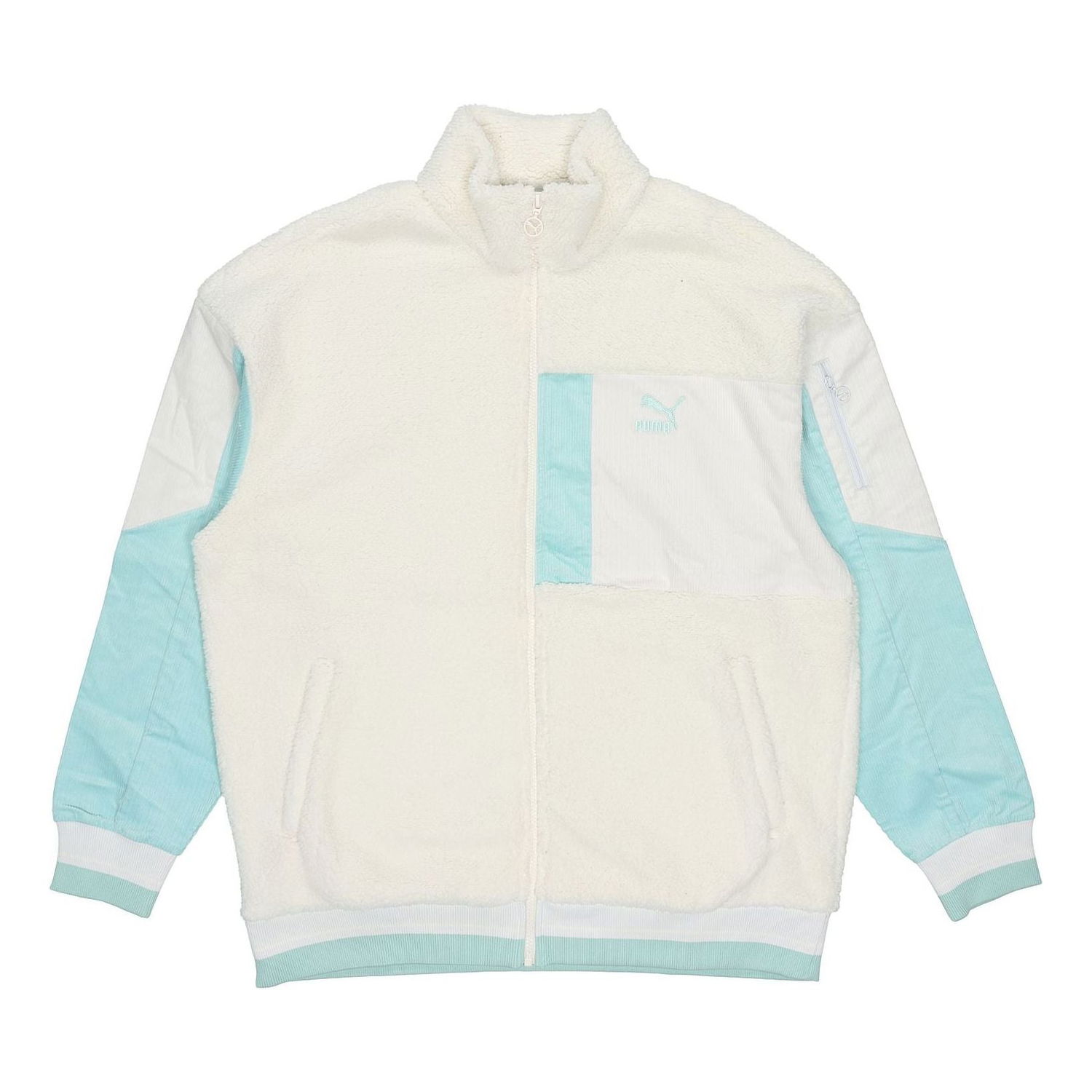 Mikina Puma Retro Sherpa Jacket Biela | 534678-93, 0