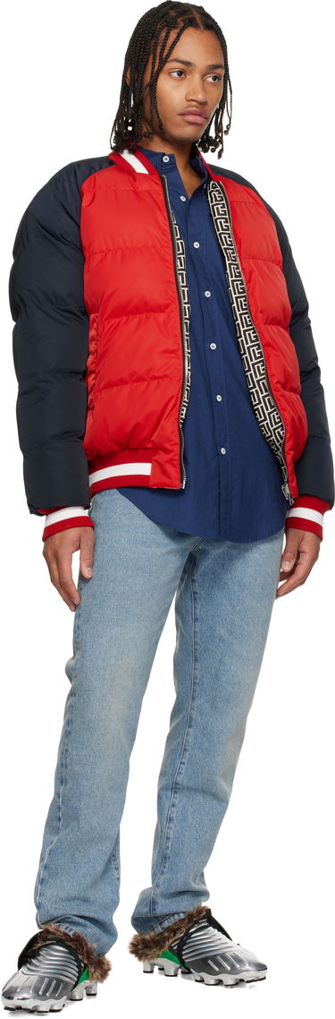 Prešívaná bunda Balmain Balmain Bicolor Reversible Puffer Jacket Rôznofarebný | FH1TP170XL24, 4