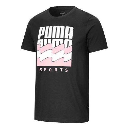 Tričko Puma Summer Graphic Short Sleeve T-Shirt Čierna | 583875-01
