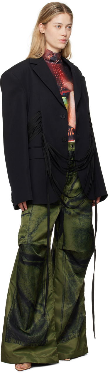 Body Jean Paul Gaultier Gaultier Velvet Pigalle Turtleneck Bodysuit Rôznofarebný | 24/30-F-BD049-J554-00301550, 4