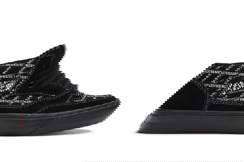 Tenisky a topánky Vans Half Cab Supreme Grid Black Čierna | VN0A3QPH2YW, 0