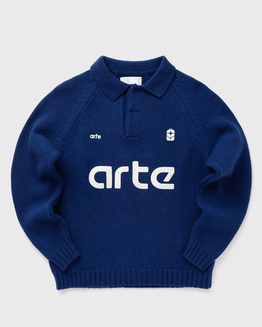 Dres Arte Antwerp Polo Knit Pullover Navy | AW24-154K-NAVY, 0