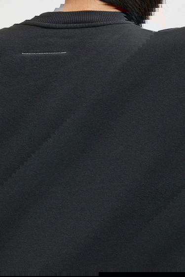 Mikina Maison Margiela Printed Cotton Sweatshirt Čierna | S62GU0143.M25024.899, 4