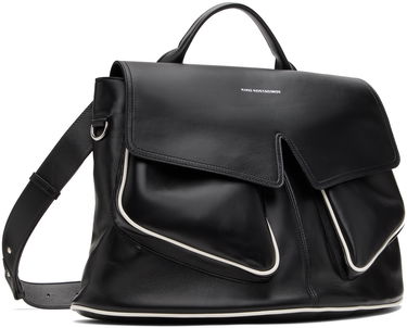 Kabelka KIKO KOSTADINOV Kiko Kostadinov Mezulari Leather Shoulder Bag Čierna | KKWSS25BG01-147, 1