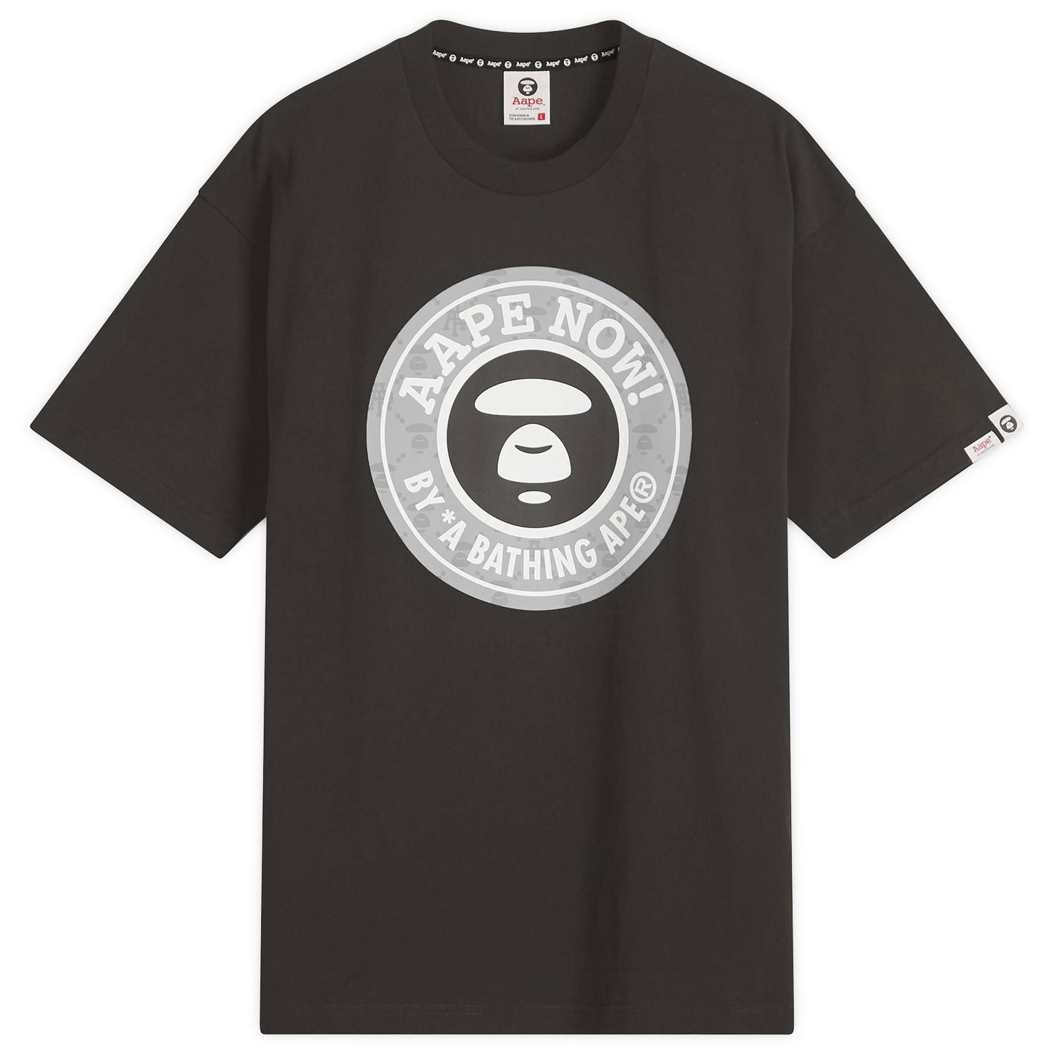Tričko AAPE by A Bathing Ape AAPE Stamp T-Shirt, Size Large Čierna | AAPTEM1638XX-BLK, 1