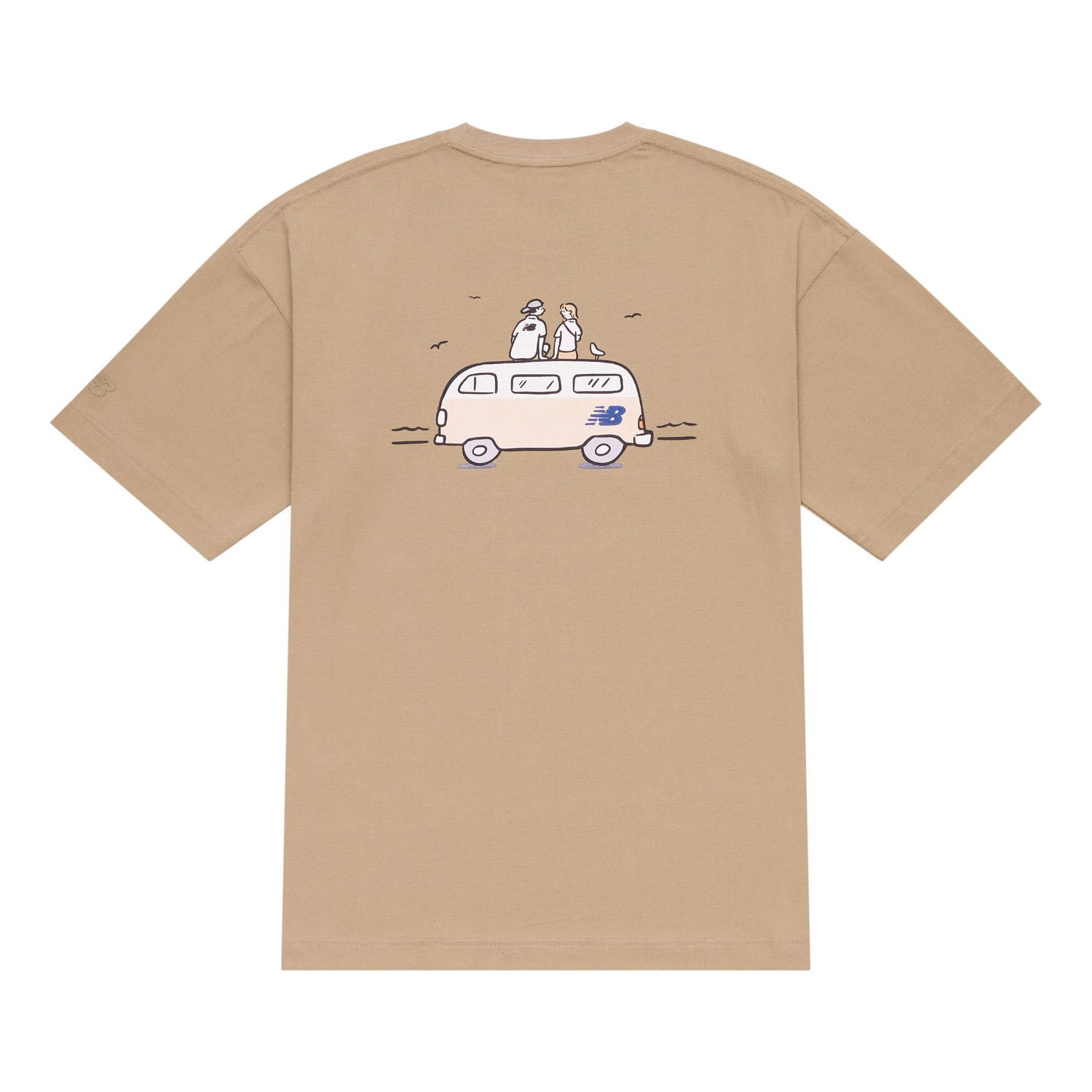Tričko New Balance PK Graphic T-Shirt Béžová | NEE26181-LB, 0