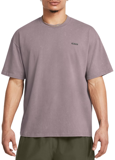 Tričko Under Armour T-Shirt Oversized Logo Wash Fialová | 1389147-015, 0
