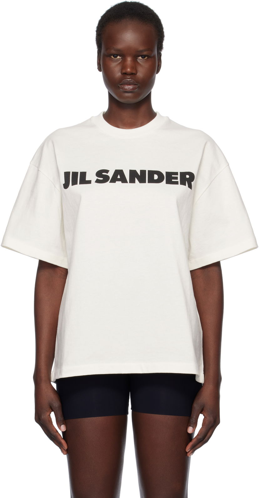 Tričko Jil Sander Jil Sander Boxy T-shirt Biela | J03GC0137_J45148