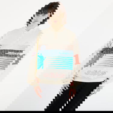 Mikina adidas Originals Archive Summersport Graphic Polo Sweatshirt Béžová | JW0148, 0