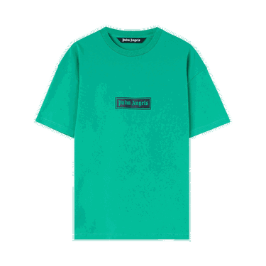 Tričko Palm Angels Garmet Dyed Box Logo Tee Zelené | PMAA065F22JER0015501, 0