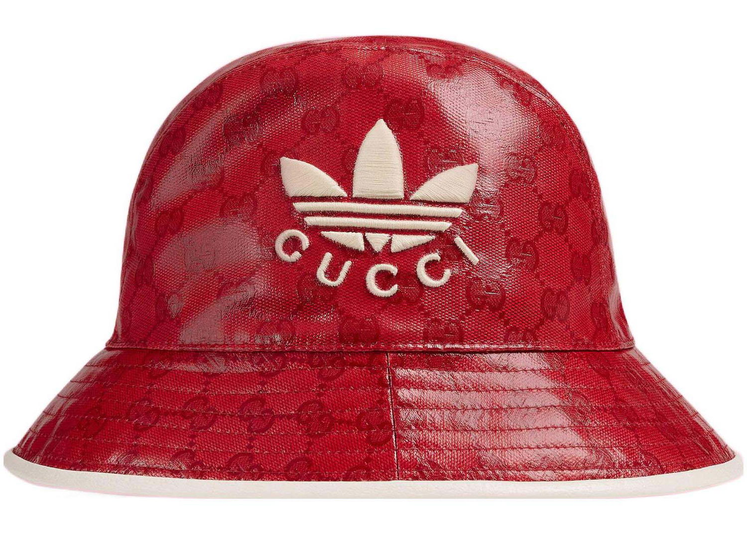 Šiltovka Gucci adidas x GG Canvas Fedora Red Červená | 728215 3HAN6 6477, 0