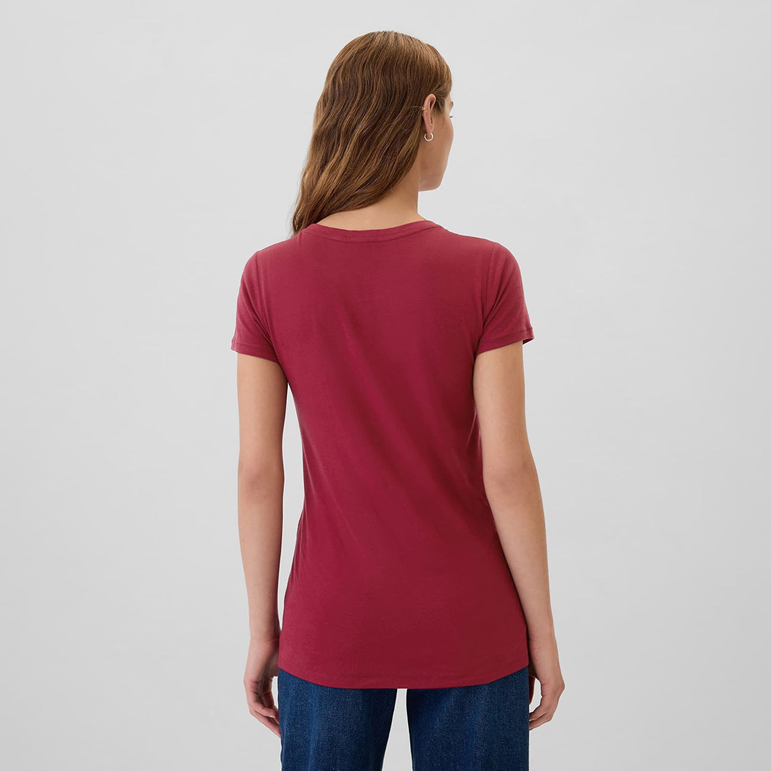 Tričko GAP T-shirt Shortsleeve Tee Beet Red M Červená | 795743-33, 1