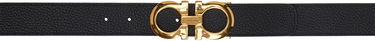 Opasok FERRAGAMO Salvatore Ferragamo Key Focus Reversible Belt Čierna | 776309, 0