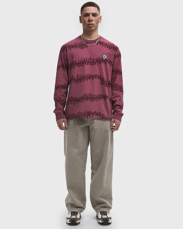 Tričko By Parra Long Sleeve Graphic T-Shirt Vínová | 53136, 2