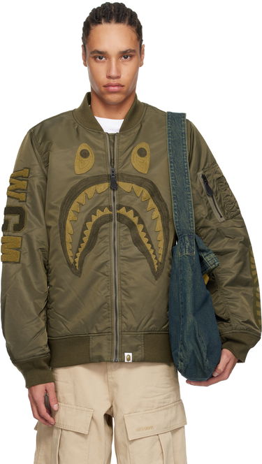 Bomber bunda BAPE BAPE Shark MA-1 Bomber Jacket Zelené | 001HJK801006M, 0