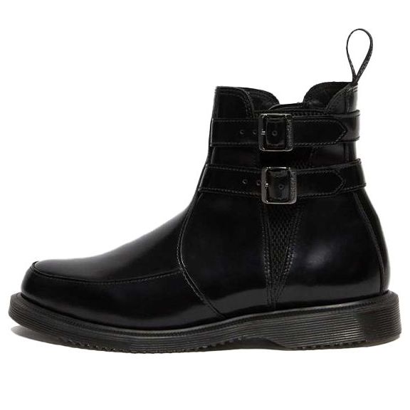 Tenisky a topánky Dr. Martens Dr. Martens Flora Polished Smooth Chelsea Boots Čierna | 25965001