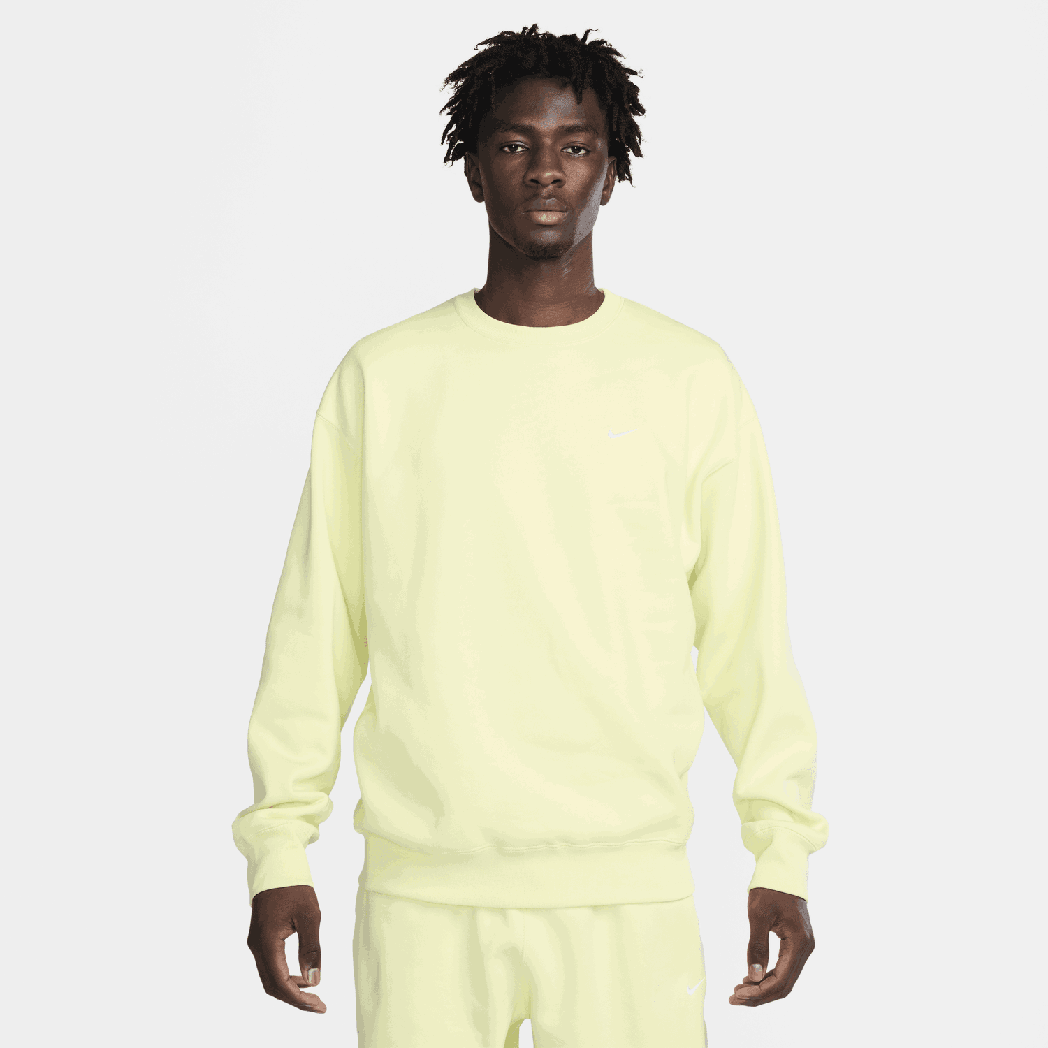 Mikina Nike Solo Swoosh Fleece Crew Žltá | DX1361-331, 0