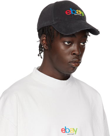 Šiltovka Balenciaga Balenciaga 'Ebay' Baseball Cap Čierna | 808876410B21034, 1