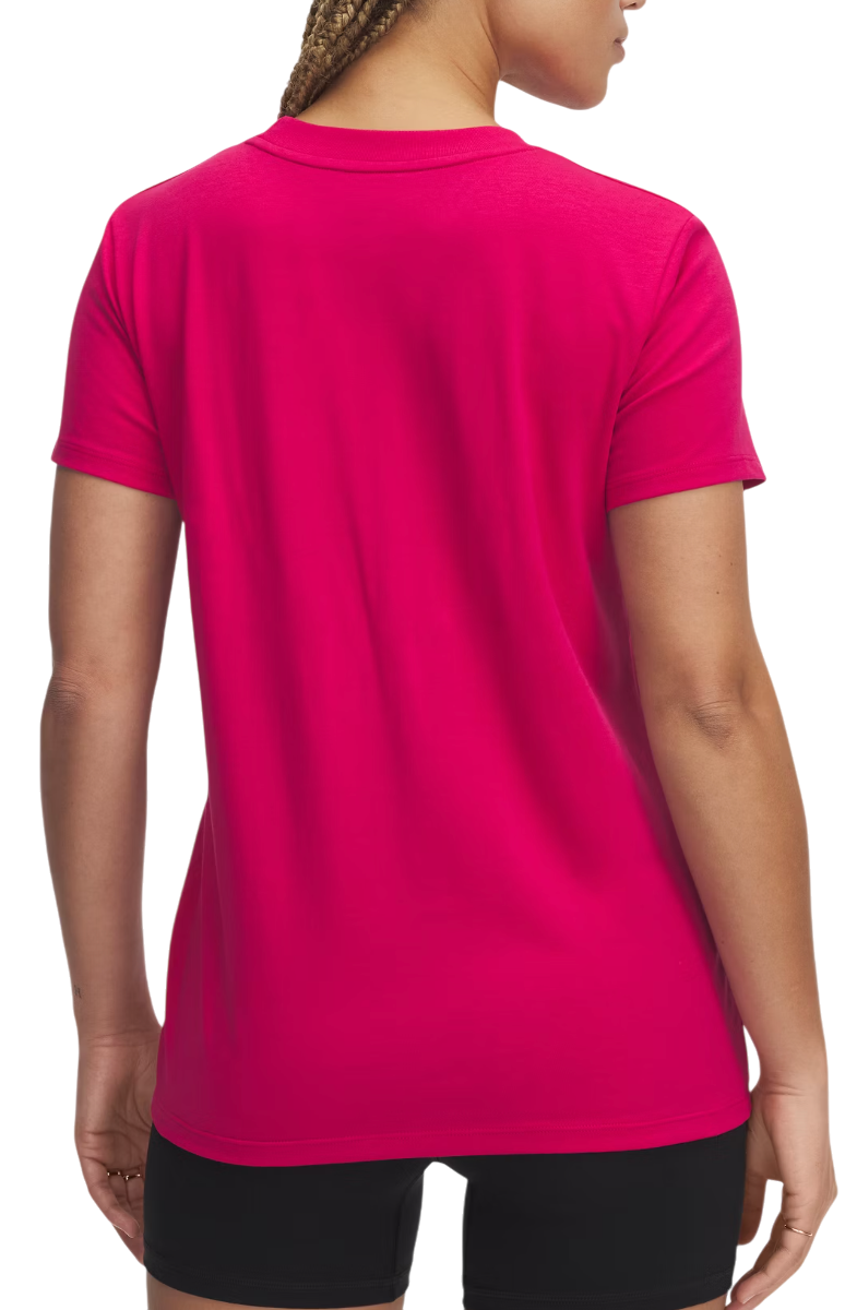 Tričko Under Armour Under Armour Rival Core Short Sleeve T-Shirt Ružová | 1383648-681, 1