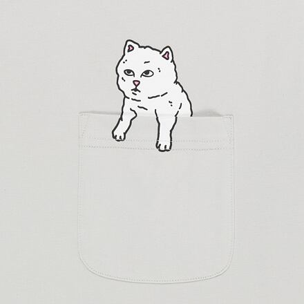 Tričko RIPNDIP Rip N Dip For Sale Pocket T-Shirt Size M Šedá | RNDSPR25142, 1