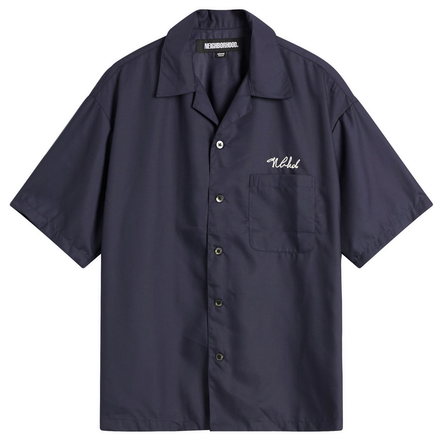 Košeľa Neighborhood Neighborhood Hawaiian Shirt, Size Large Navy | 251TSNH-SHM07-NVY, 1