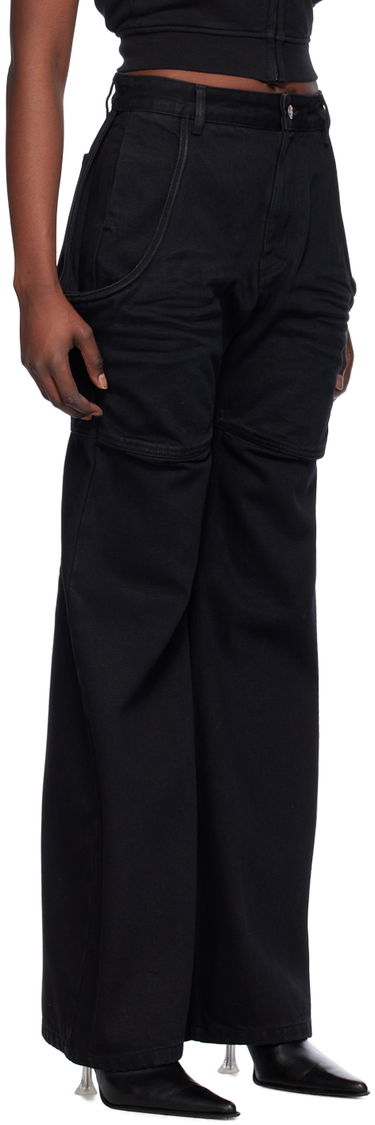 Cargo nohavice We11done Wire Cargo Pants Čierna | WD-DP0-24-328-W-BK, 1