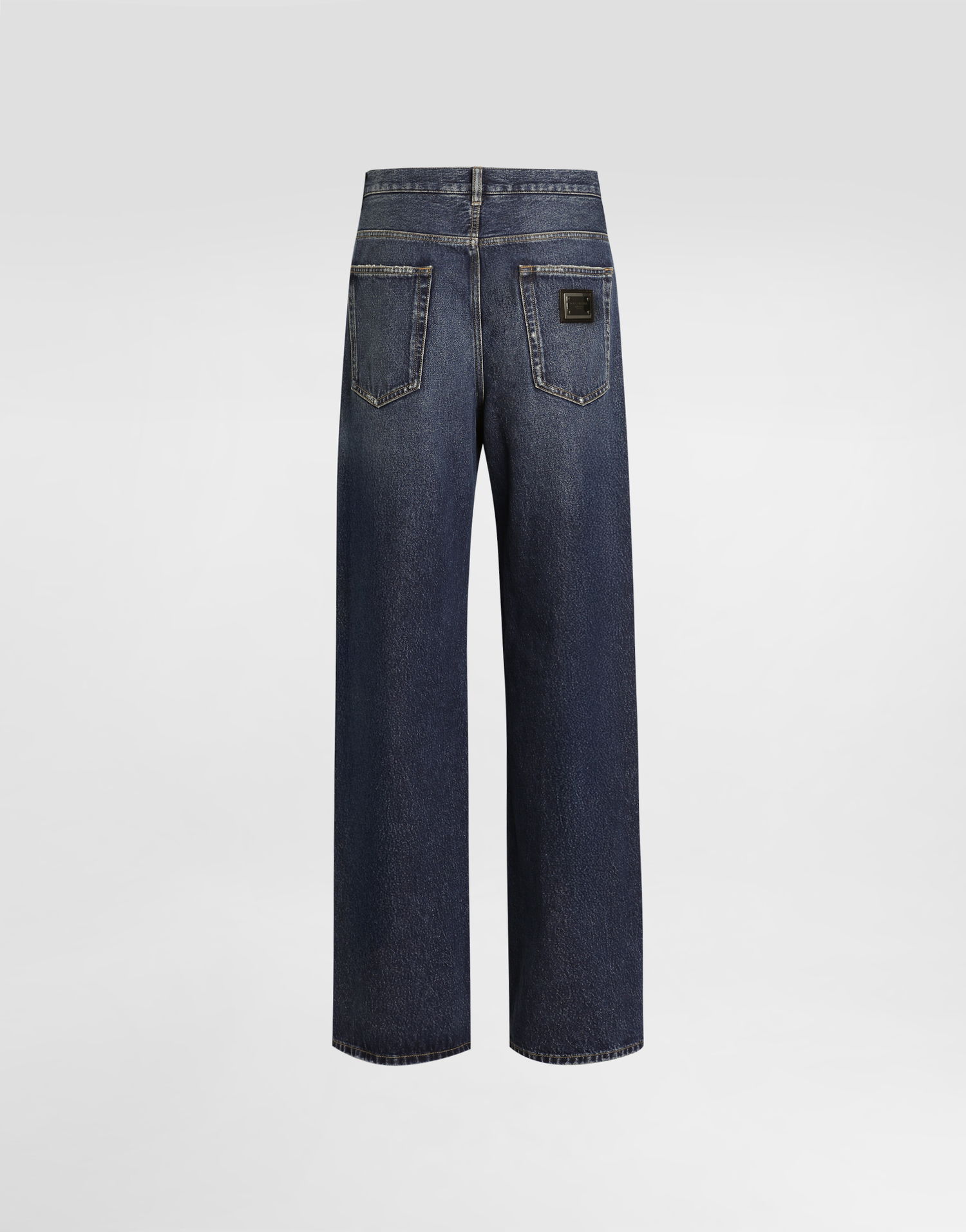 Džínsy Dolce & Gabbana Distressed wide-leg denim cotton trousers Modrá | GP18LDG8NH3S9001, 1