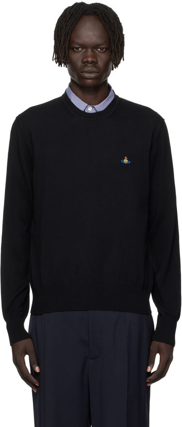 Sveter Vivienne Westwood Vivienne Westwood Alex Round Neck Sweater Čierna | 27010012-Y001V-, 0