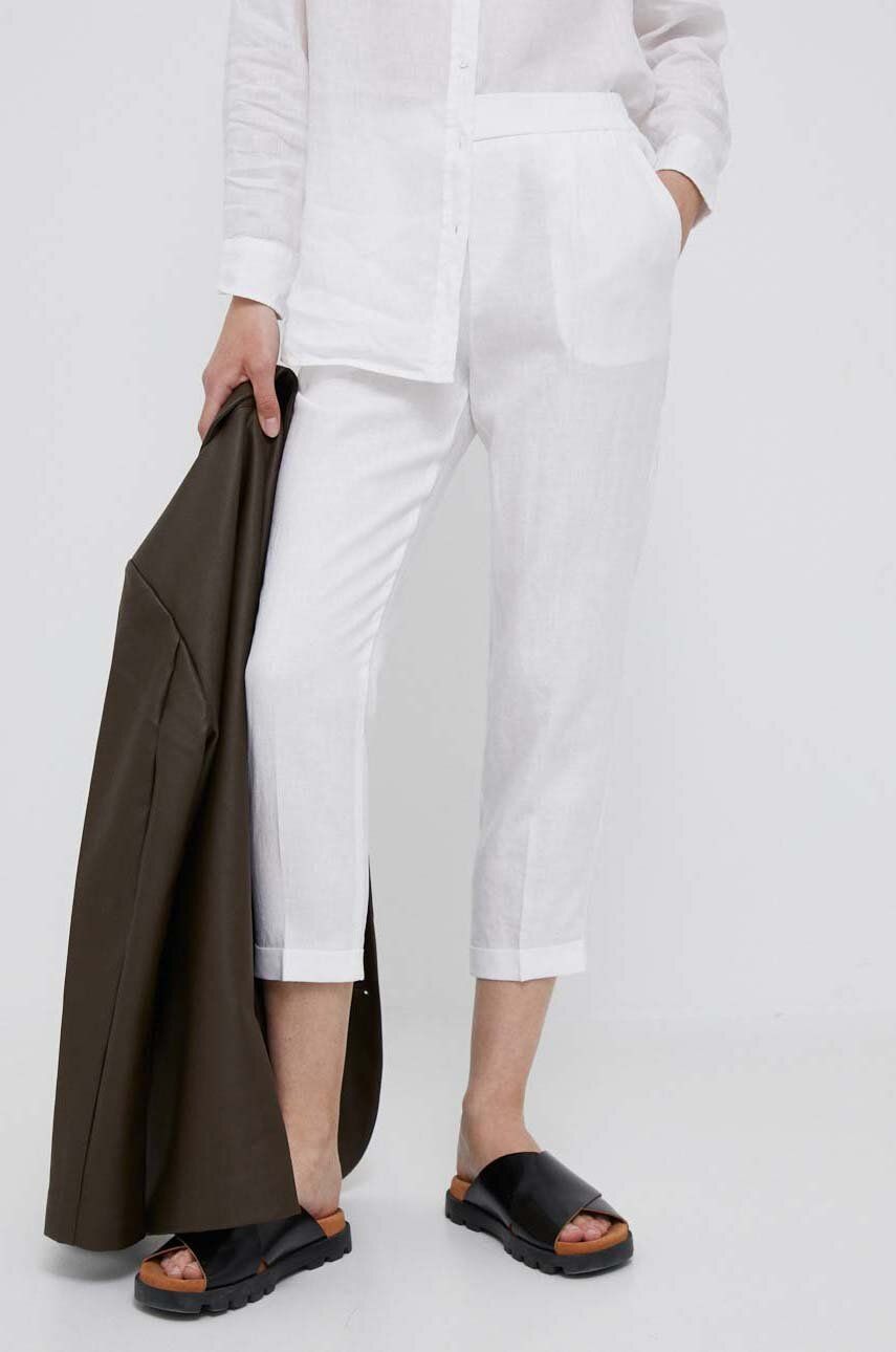 Nohavice United Colors of Benetton Trousers Biela | 4AGH558X5.101., 0