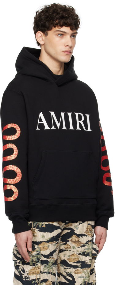 Mikina AMIRI 'Snake' Print Hoodie Biela | AMJYHD1099, 1